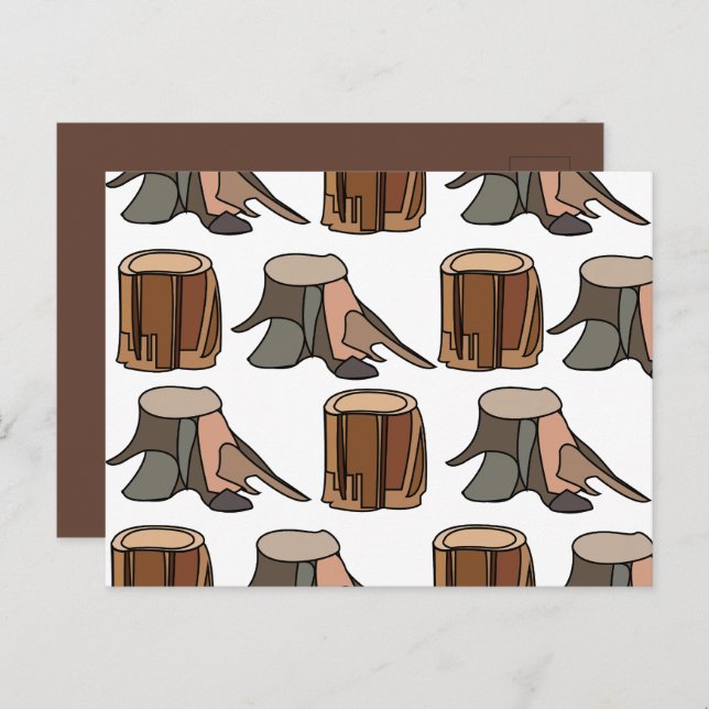 Tree Stump Postcard (Front/Back)