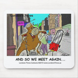Tree Stump Vs Chainsaw Funny Mugs Cards Gifts Mouse Mat