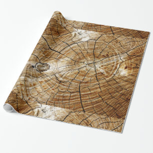 Tree Stump Wrapping Paper