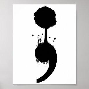 Tree Suicide Depression Prevention  Poster