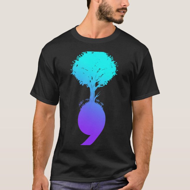 Tree Suicide Prevention Awareness  T-Shirt (Front)