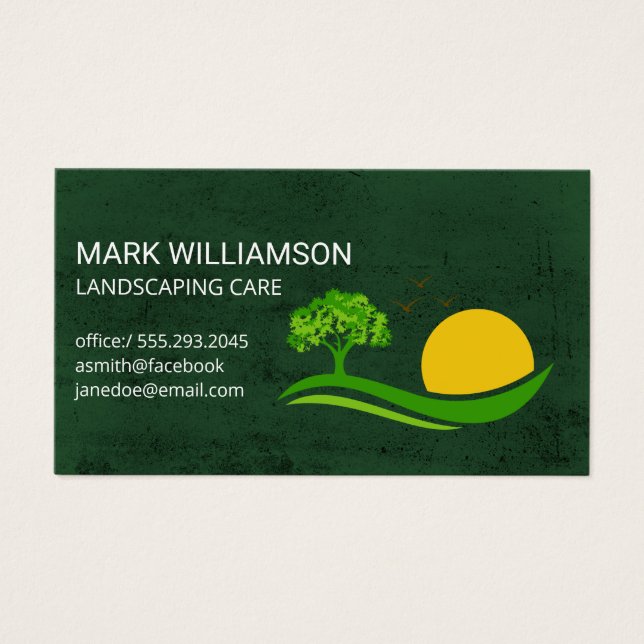 Tree Sun Landscape Logo (Front)