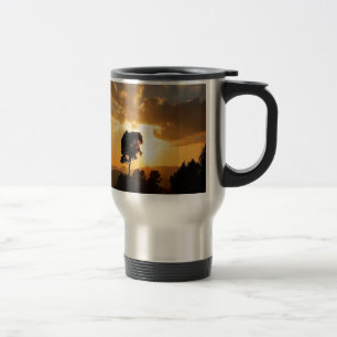 Tree Sunset Travel Mug