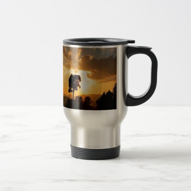 Tree Sunset Travel Mug (Right)