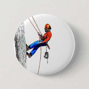 Tree Surgeon Arborist 6 Cm Round Badge