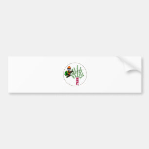 Tree Surgeon Arborist at work present Chainsaw Bumper Sticker