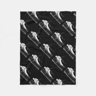 Tree Surgeon Arborist at work present Chainsaw Fleece Blanket