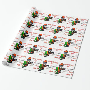Tree Surgeon Arborist at work present Chainsaw Wrapping Paper