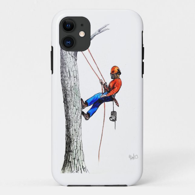 Tree Surgeon Arborist Case-Mate iPhone Case (Back)