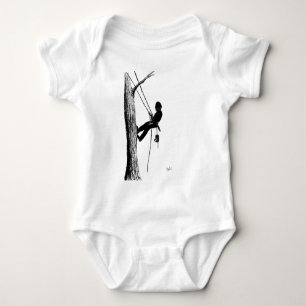 Tree Surgeon Arborist christmas present gift Baby Bodysuit