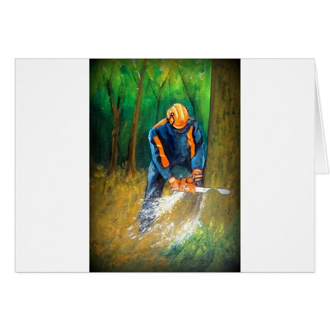 Tree Surgeon Arborist Forester (Front Horizontal)