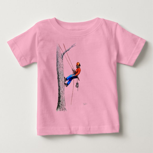 Tree Surgeon Arborist Forester Baby T-Shirt (Front)