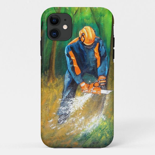 Tree Surgeon Arborist Forester Case-Mate iPhone Case (Back)