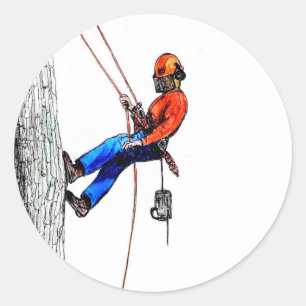 Tree Surgeon Arborist Forester Classic Round Sticker