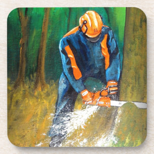 Tree Surgeon Arborist Forester Coaster