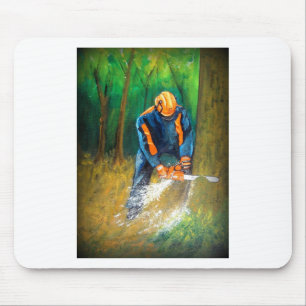 Tree Surgeon Arborist Forester Mouse Mat