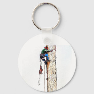 Tree Surgeon Arborist Key Ring