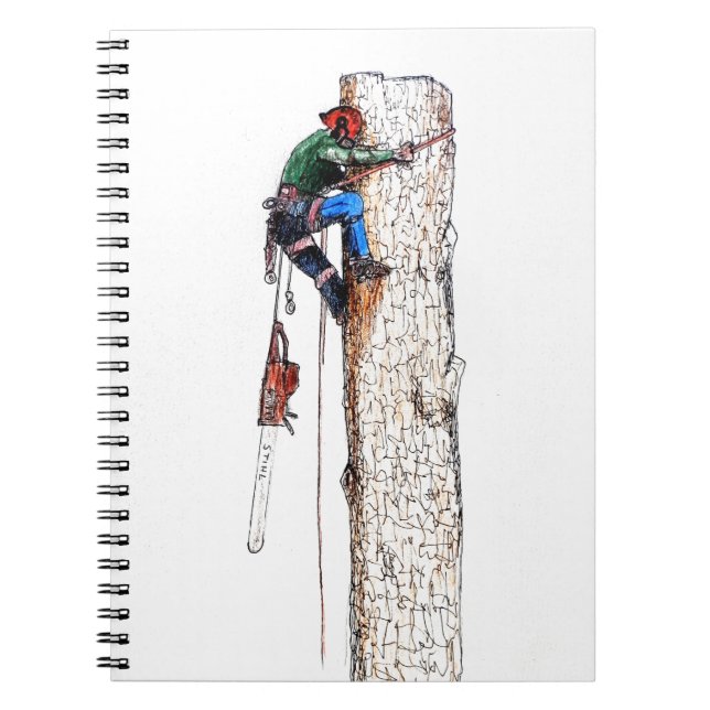 Tree Surgeon Arborist Notebook (Front)