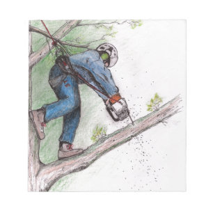 Tree Surgeon Arborist Notepad