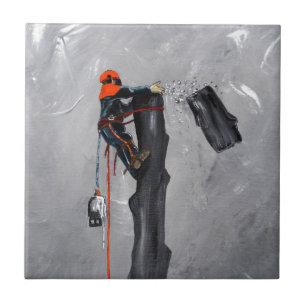Tree Surgeon Arborist Tile
