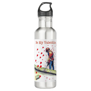 Tree surgeon Arborist Valentine Card 710 Ml Water Bottle