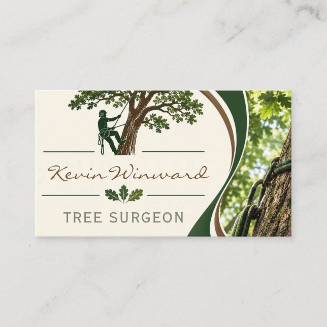 Tree Surgeon Business Card (Front)