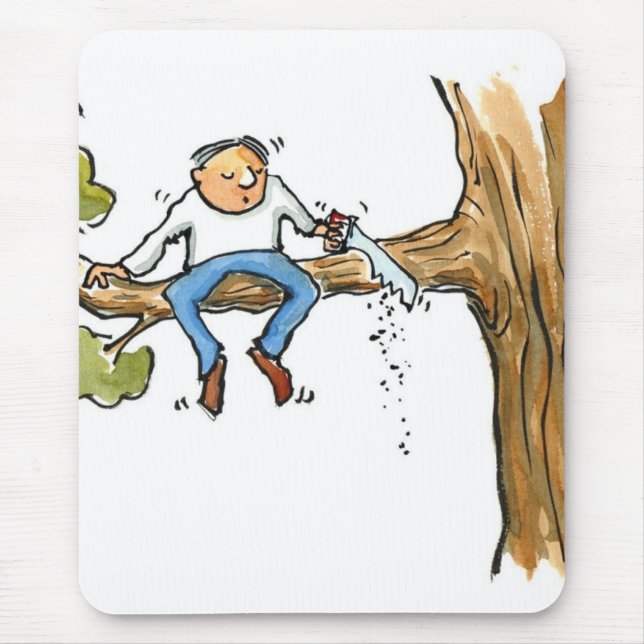 Tree surgeon mouse mat (Front)