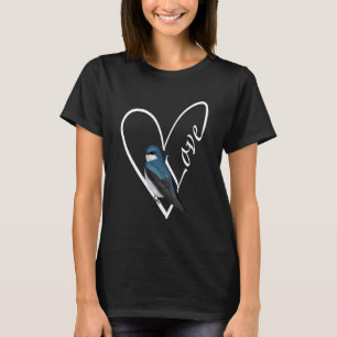 Tree Swallow Bird Bird Birdwatcher Animal Biologis T-Shirt