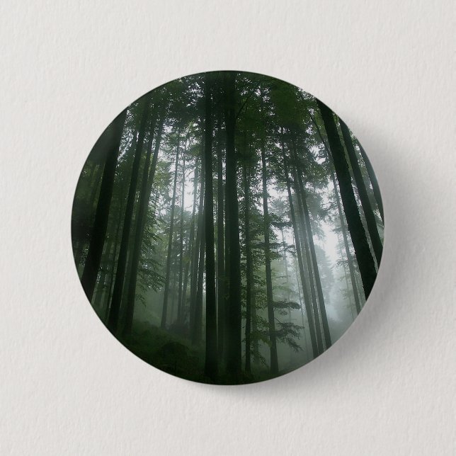 Tree Tall Pines 6 Cm Round Badge (Front)