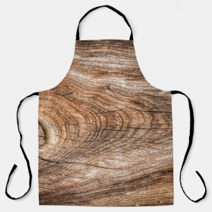 Tree texture rough solid wood apron