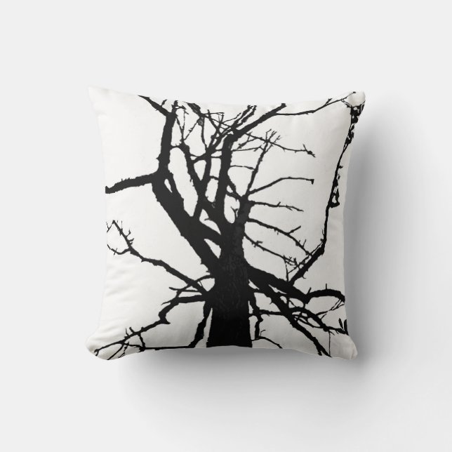 Tree Top Abstract Pillow (Front)
