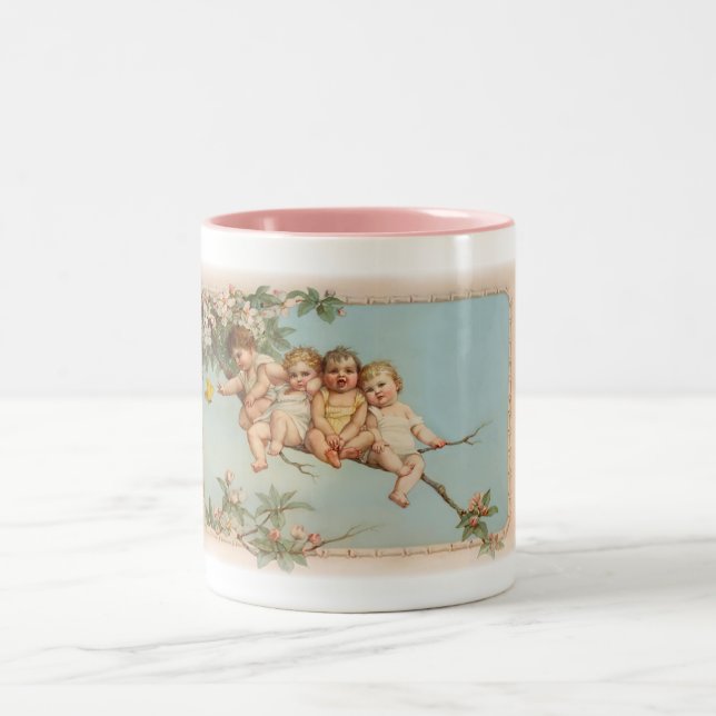 Tree Top Babies Two-Tone Coffee Mug (Center)