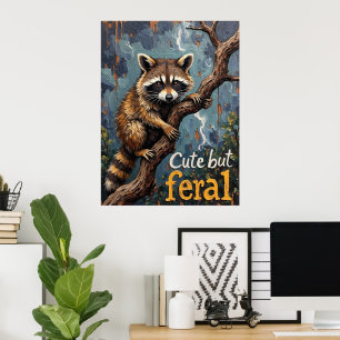 Tree Top Explorer: A Racoon's Climb Poster