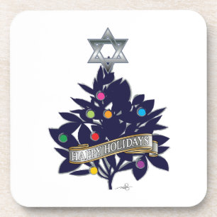 Tree Top Star of David Coaster