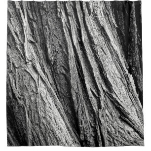Tree tree bark tribe wood shower curtain
