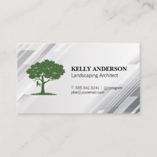 Tree Trimmer   Landscape Architect Business Card