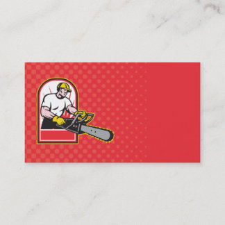 tree trimmer pruner arborist business card