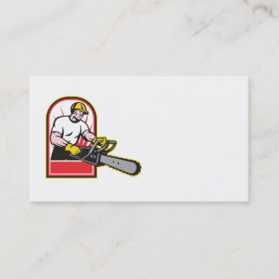 tree trimmer pruner arborist business card