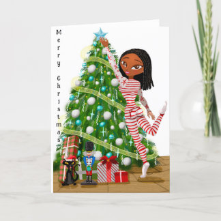 Tree Trimming Invitation Greeting Card