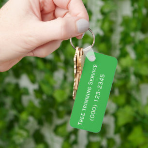  Tree trimming Service  editable Key Ring