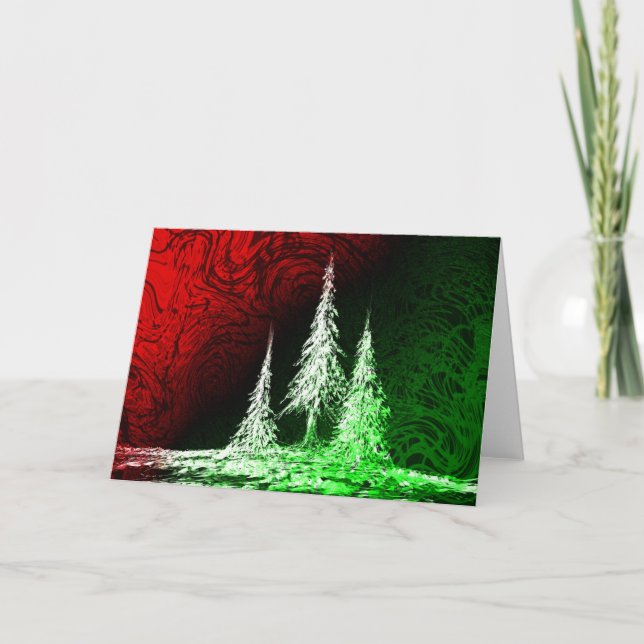 Tree Trio - Christmas/Holiday Card (Front)