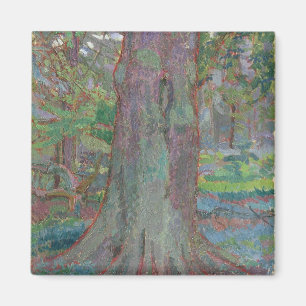 Tree Trunk, 1916 (oil on canvas) Magnet