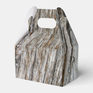Tree trunk favour box