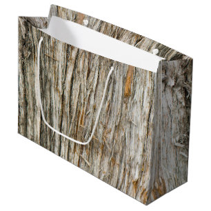 Tree trunk large gift bag
