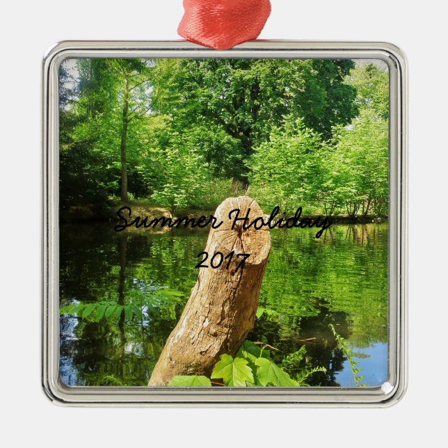 Tree Trunk Nature Photography Lake Park Metal Tree Decoration (Front)