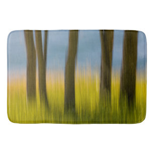 Tree Trunks and Grass San Juan Islands, WA Bath Mat