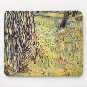 Tree trunks by Vincent van Gogh Mouse Mat