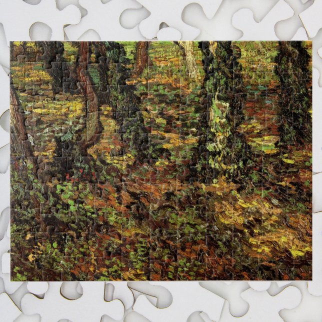 Tree Trunks with Ivy by Vincent van Gogh Jigsaw Puzzle (Creator Uploaded)