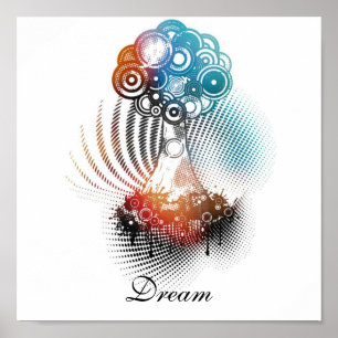 Tree upon a Cloud Dream Poster
