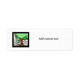 Tree | Vintage Stained Glass Circa 1920